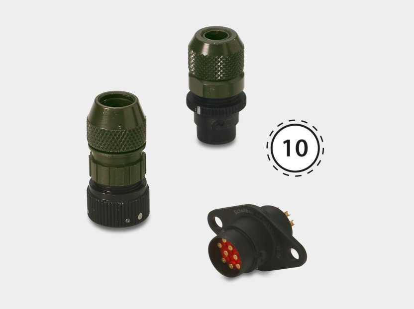 NF10 – Circular audio miniature connectors