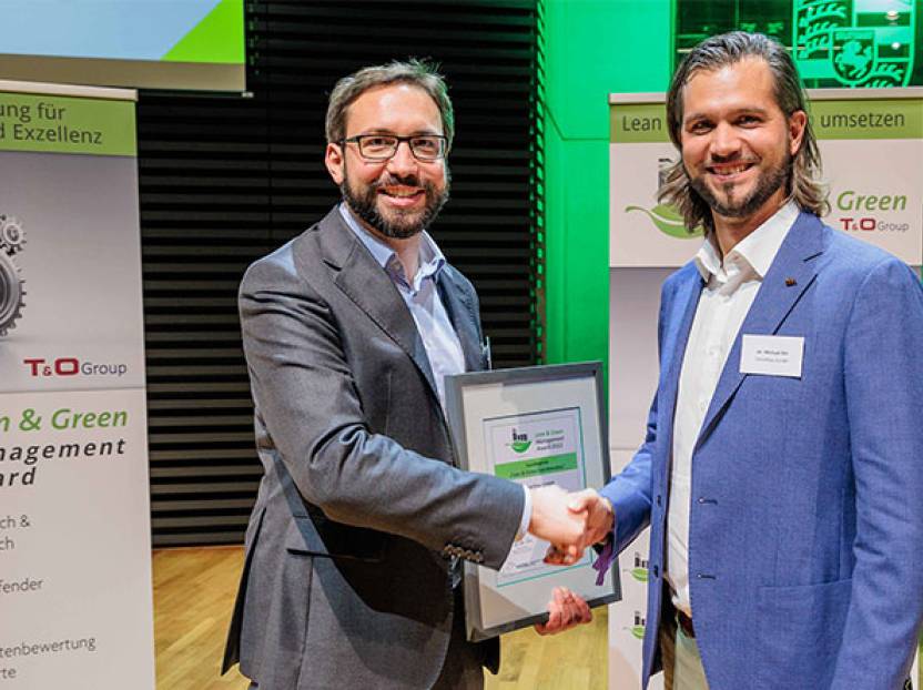 Lean & Green Award für NExT Factory von Schaltbau
